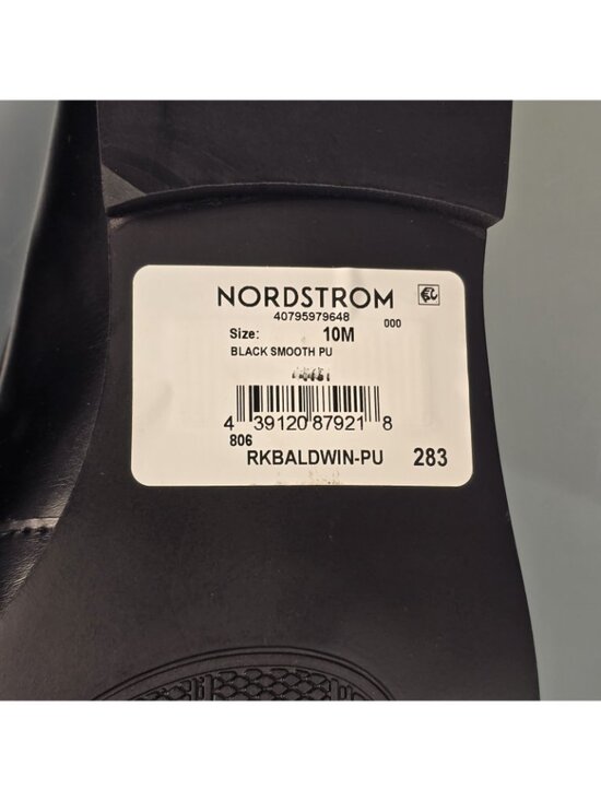 Nordstrom Rack Ortholite Baldwin Black Slip On Loafers Mens Sz 10 US Shoes